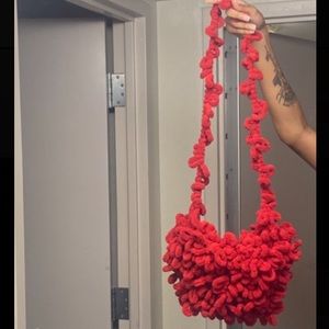 red coral bag